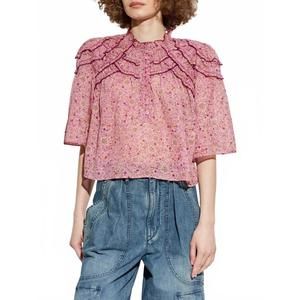 NEW ISABEL MARANT carmen top in pink